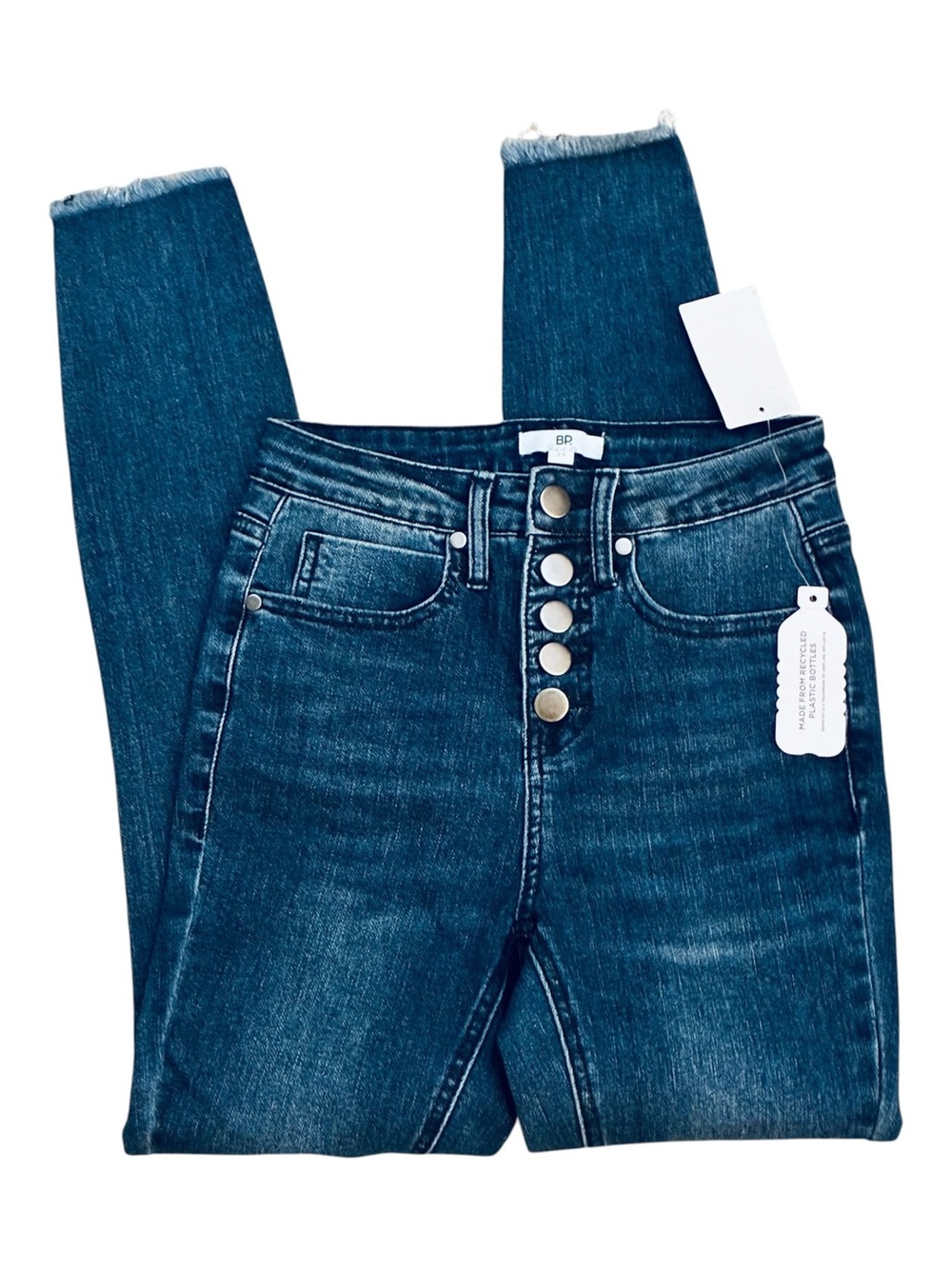 BP High-Rise Dark Blue Button-Fly Women’s Jeans